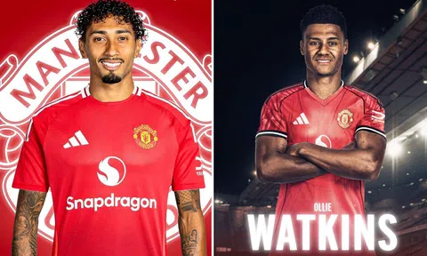 Tin chuyển nhượng mới nhất 3/7: Sir Jim Ratcliffe tất tay với Watkins; Raphinha cập bến Man Utd?