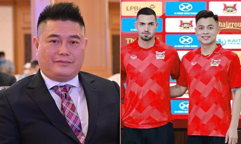 Tân binh V.League công bố 2 bom tấn: Cựu sao Atletico Madrid, tổng giá trị cả chục tỷ đồng
