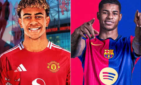 Lamine Yamal chính thức khoác áo Manchester United, Barca hoàn tất chiêu mộ Rashford trong 48h tới?