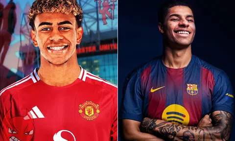 Tin chuyển nhượng trưa 7/7: Lamine Yamal chính thức khoác áo Man Utd; Rashford rời Manchester United