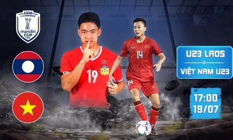 Trực tiếp U23 Việt Nam vs U23 Lào. 17h00 ngày 19/7- Link xem trực tiếp U23 Việt Nam trên VTV5 HD
