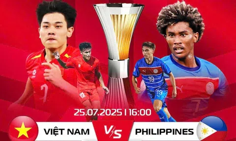 Trực tiếp U23 Việt Nam vs U23 Philippines 16h00 ngày 25/7 - Link xem trực tiếp U23 Việt Nam