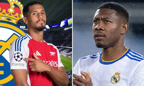 Chính thức xong vụ David Alaba đến Man United, William Saliba xác nhận gia nhập Real Madrid?