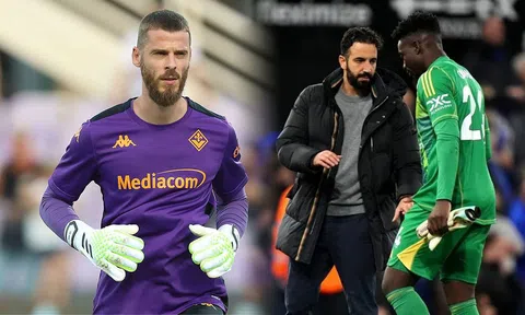 De Gea chính thức xác nhận trở lại Manchester, HLV Ruben Amorim lo lắng về Andre Onana?