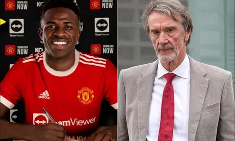 Sir Jim Ratcliffe phá két, Manchester United chính thức phá kỷ lục chuyển nhượng cho Vinicius?