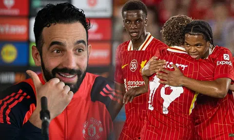 Man United bị Liverpool đánh bại, HLV Ruben Amorim lỡ hẹn với 'viên ngọc quý' nước Anh