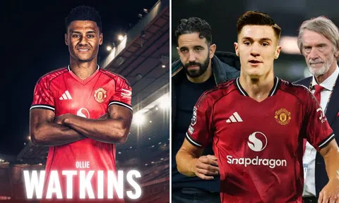 Ollie Watkins đồng ý đến Man United, HLV Ruben Amorim chính thức đón bom tấn thứ 4 sau Mbeumo?