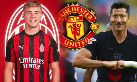 Tin chuyển nhượng sáng 13/8: Chính thức xong vụ Hojlund - AC Milan; Lewandowski đồng ý gia nhập Man United