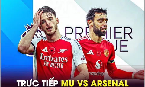 Trực tiếp bóng đá MU vs Arsenal, 22h30 ngày 17/8 - Link xem trực tiếp bóng đá Ngoại hạng Anh K+ HD