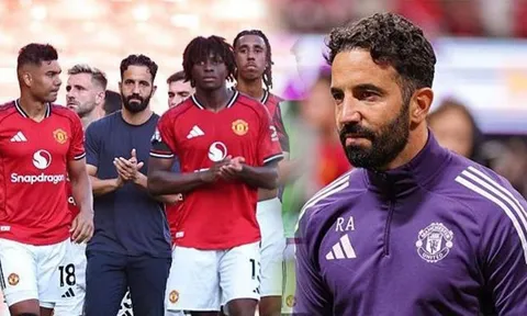 Man United bị Napoli 'hút máu', HLV Ruben Amorim chính thức 'tống cổ' 2 ngôi sao khỏi Old Trafford