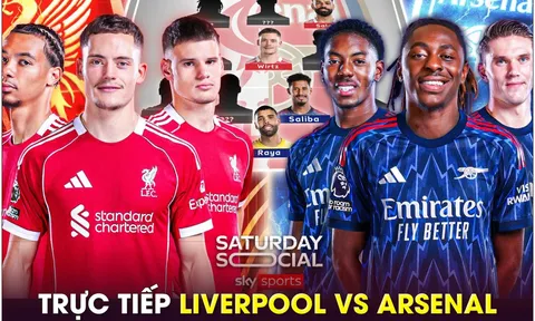 Xem trực tiếp bóng đá Liverpool vs Arsenal ở đâu, kênh nào? Link xem trực tiếp Ngoại hạng Anh K+ HD