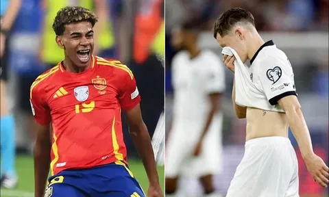 Kết quả vòng loại World Cup châu Âu hôm nay: Lamine Yamal phá kỷ lục Ronaldo; ĐT Đức thua thảm?