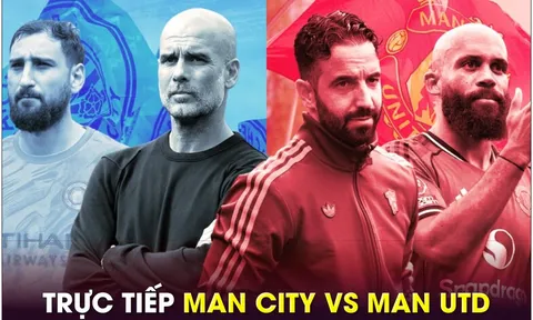 Trực tiếp bóng đá Man City vs MU, 22h30 ngày 14/9 - Link xem trực tiếp Man Utd Ngoại hạng Anh FULLHD