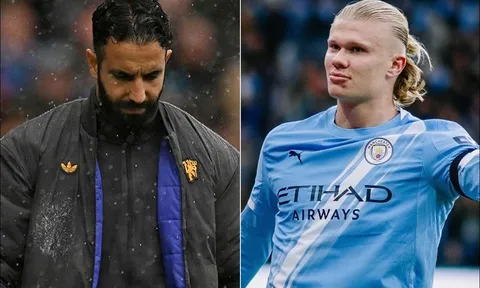 Thua bạc nhược Man City, HLV Ruben Amorim chính thức nhận cảnh báo sa thải tại Manchester United