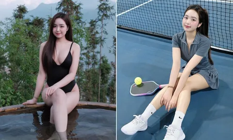 Hot girl pickleball thả dáng với bikini nóng bỏng mắt, phản ứng của fan nam gây ngỡ ngàng