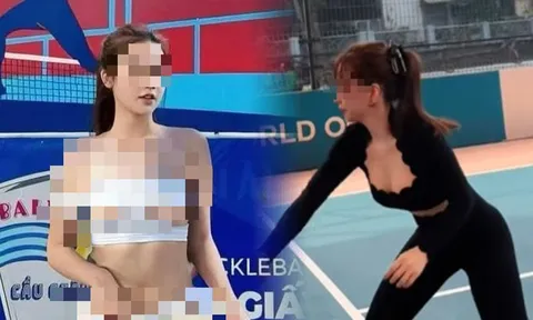 Hot girl diện đồ ‘gợi cảm’ chơi Pickleball, cộng đồng mạng phản ứng trái chiều