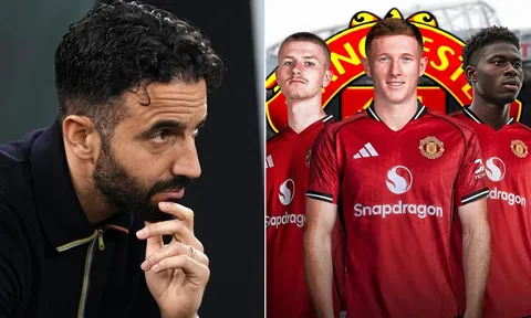Man United nhận thêm gáo nước lạnh sau trận thua Man City, Ruben Amorim vỡ mộng