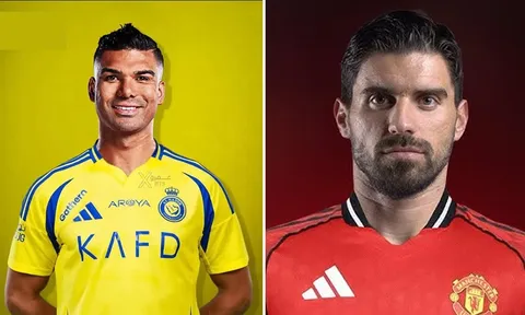 Casemiro trên đường đến Al Nassr, Man United lập tức chiêu mộ Ruben Neves với giá khó tin?