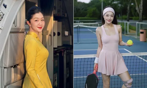 Tiếp viên trưởng Vietnam Airlines khoe dáng trên sân pickleball: Gia thế hoàng tộc, sự nghiệp gây choáng
