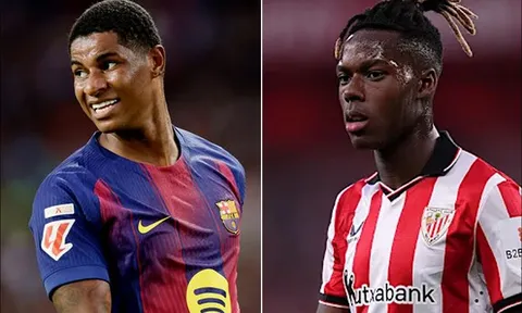 Barcelona khẳng định Rashford hay hơn Nico Williams, sẵn sàng mua đứt từ Man Utd với giá khó tin