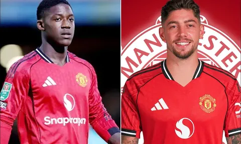 Chuyển nhượng MU 1/10: Kobbie Mainoo chính thức rời Man Utd; Manchester United chiêu mộ Valverde