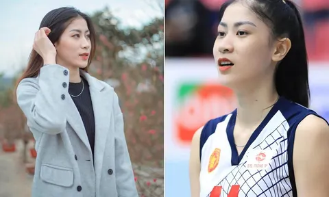 Hoa khôi bóng chuyền Việt Nam gây sốt: Được thăng quân hàm 2 lần trong 1 năm, nhan sắc 'phát sáng'