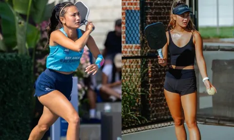 Danh tính mỹ nữ làng pickleball châu Á: Hóa 'nàng thơ' tại PPA Tour Asia, nhan sắc gây thương nhớ