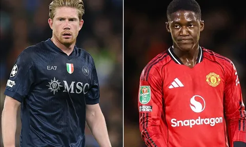 Kevin De Bruyne 'báo hại' Manchester United, HLV Ruben Amorim nguy cơ mất trắng Kobbie Mainoo?