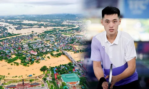 Thái Nguyên ngập lụt: VĐV pickleball Trương Vinh Hiển có hành động 'giải cứu', NHM hết lời ngợi khen