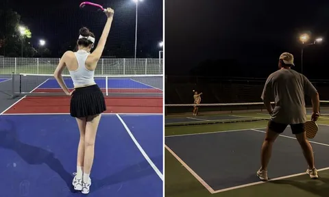 Cãi nhau với vợ, người đàn ông bất ngờ xách vợt ra sân pickleball để giải tỏa lúc nửa đêm
