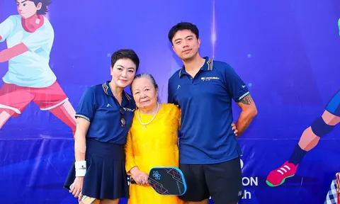 Mẹ chồng ca nương Kiều Anh 'nghiện' pickleball, tổ chức giải đấu đầy nhân văn