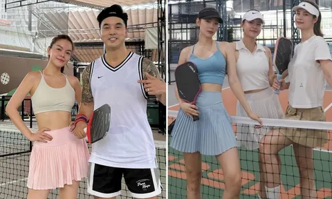 Chơi pickleball giữ dáng, bà mẹ 3 con Phạm Quỳnh Anh gây sốt với diện mạo ở tuổi ngoài 40