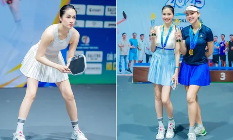 'Người đẹp châu Á' gây chấn động làng pickleball Việt Nam, vô địch 2 giải sau vài tháng nhập môn