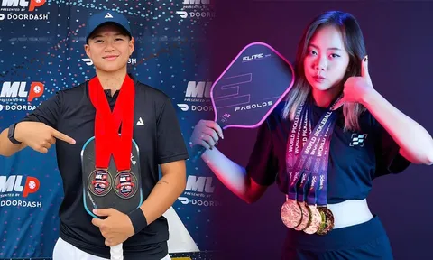 Top 5 tay vợt pickleball nữ Việt Nam: 'Thần đồng' 16 tuổi gây sốt, 'Sharapova Việt Nam' bị lu mờ