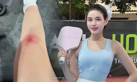 Hoa hậu Đỗ Thị Hà gặp sự cố trên sân pickleball, hài hước chia sẻ về trải nghiệm đáng nhớ