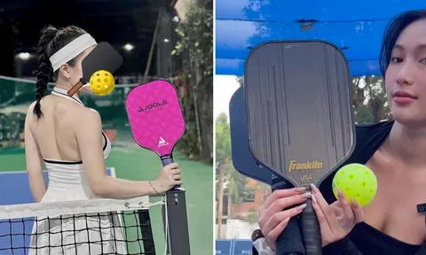 Đầu tư cho bạn gái tập chơi pickleball, chàng trai ngỡ ngàng khi thấy cô ở buổi đầu tiên lên sân