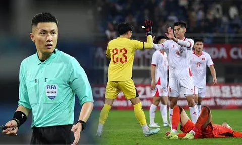 Đội nhà thua đau U22 Việt Nam, trọng tài Trung Quốc nhận 'mưa chỉ trích' vì một hành động