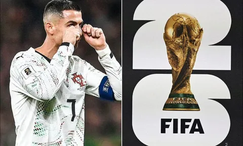 Nhận thẻ đỏ trong ngày Bồ Đào Nha thua đau, Ronaldo nguy cơ vắng mặt tại VCK World Cup