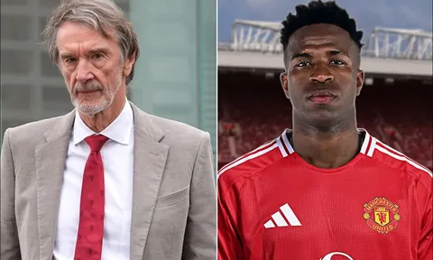 Sir Jim Ratcliffe chính thức liên hệ với Vinicius, Man Utd kích hoạt bom tấn to nhất mùa đông?
