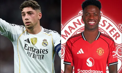 Tin chuyển nhượng trưa 1/12: Man Utd đón tin vui vụ Valverde; Vinicius cập bến Man United hè 2026?