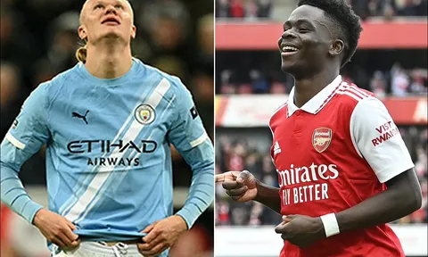 Kết quả bóng đá Ngoại hạng Anh hôm nay: Haaland gây thất vọng, Man City bị Arsenal bỏ xa trên BXH?