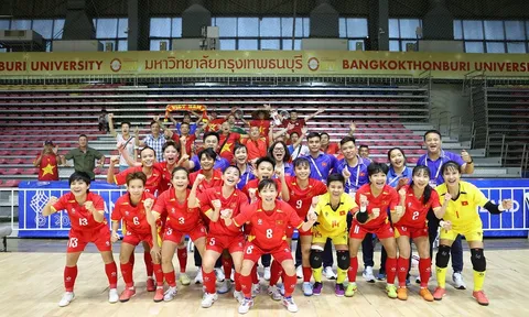 Bàn thắng vàng đưa ĐT futsal nữ Việt Nam vào Chung kết SEA Games 33, quyết soán ngôi Thái Lan