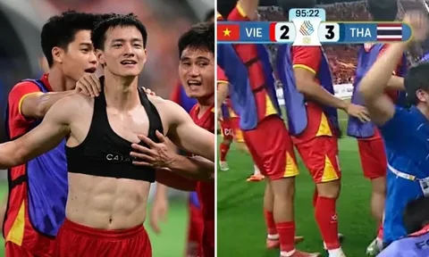 U22 Việt Nam ngược dòng 'điên rồ' trước Thái Lan, BTC SEA Games lại mắc lỗi ngớ ngẩn ở bàn quyết định