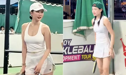 Hiền Hồ và Ngọc Trinh 'trắng phát sáng' trên sân pickleball, khoảnh khắc 'trên tình bạn' gây tò mò