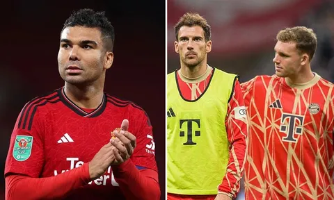 Xong vụ Casemiro rời Old Trafford, Man United kích hoạt 'bom tấn 0 đồng' từ Bayern Munich thay thế?