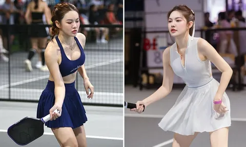 Hot girl Pickleball 'say nắng' trụ cột U23 Việt Nam, sẵn sàng dụng cụ đi bão nếu thắng Trung Quốc