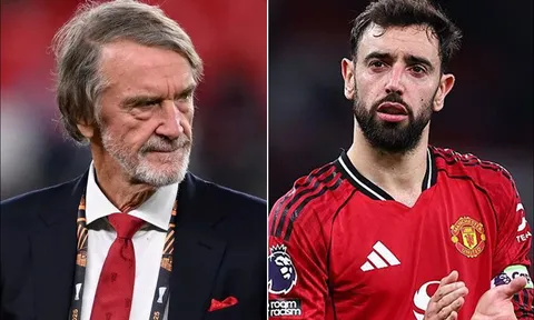 Sir Jim Ratcliffe chính thức ra quyết định, xong vụ Bruno Fernandes rời Man Utd trước World Cup 2026