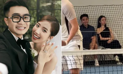 Hậu xác nhận ly hôn, Huyền 2k4 nói rõ danh tính cô gái thân thiết với Duy Nhỏ trên sân pickleball