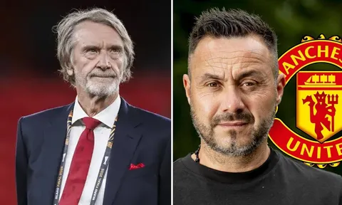 HLV De Zerbi đồng ý dẫn dắt Man Utd, Sir Jim Ratcliffe mở đường đón tân thuyền trưởng thay Carrick?