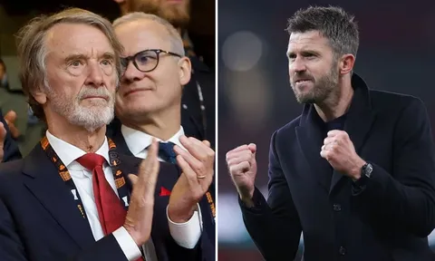 Sir Jim Ratcliffe đưa Michael Carrick 'lên mây', chính thức xong vụ bổ nhiệm tân HLV trưởng Man Utd?